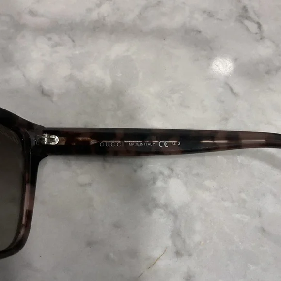 Gucci Vintage Logo Havanna Brown Aviator Sunglasses Y2K, GG 3540/S, 61 10 140 - Picture 6 of 8
